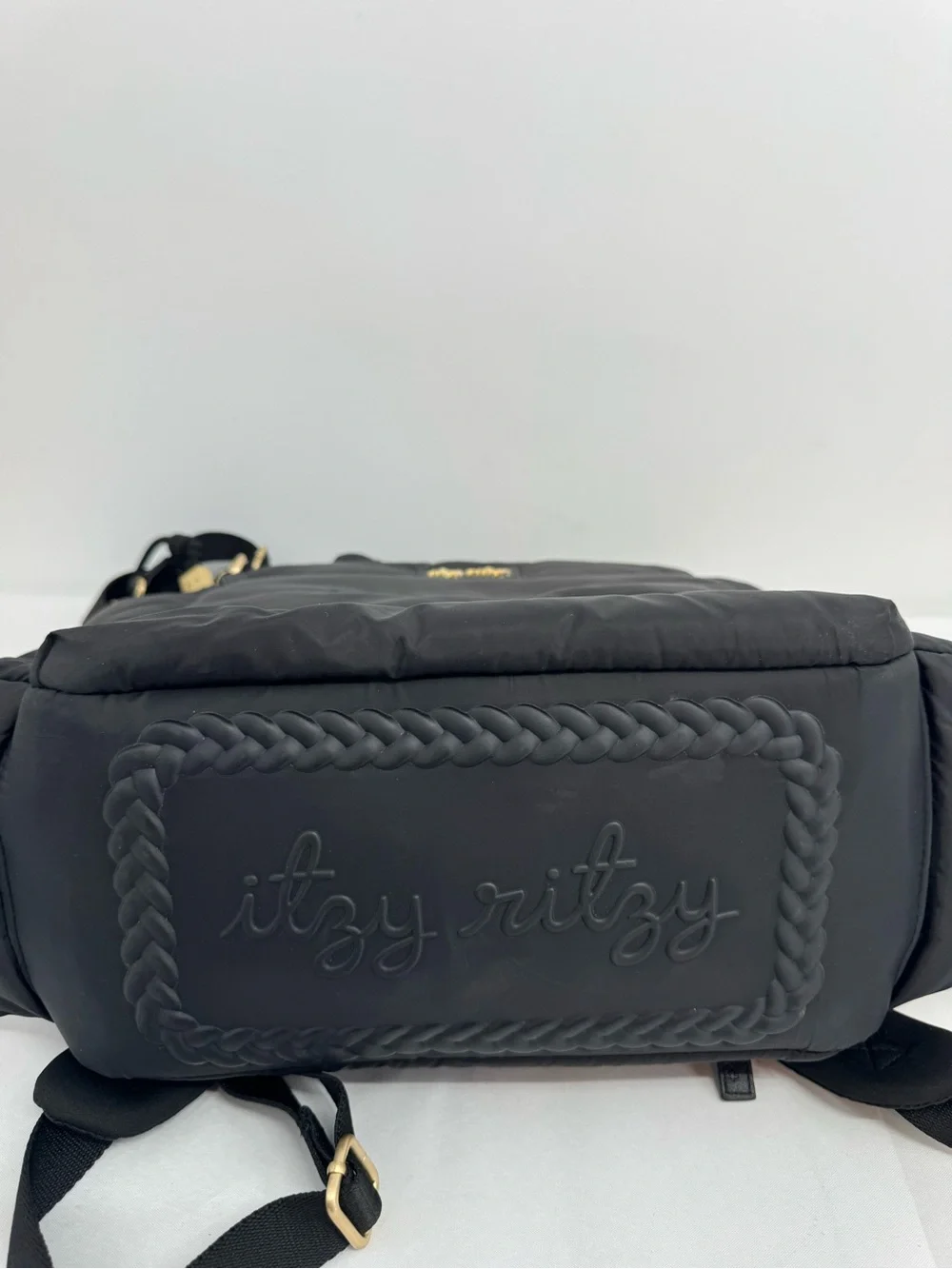 Itzy Ritzy Dream Convertible Diaper Bag - 14 Pockets & Changing Pad, Black